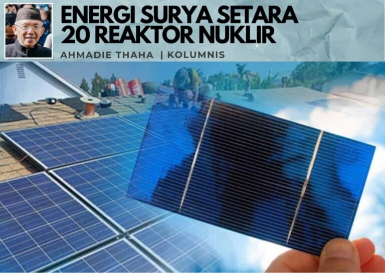 Energi Surya Setara 20 Reaktor Nuklir