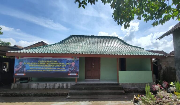 Wajah Baru, Harapan Baru: Anak-Anak Panti Asuhan Citra Diri Sambut Kehangatan Renovasi dari Korem 081/DSJ