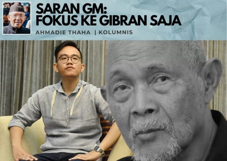 Saran GM: Fokus ke Gibran Saja