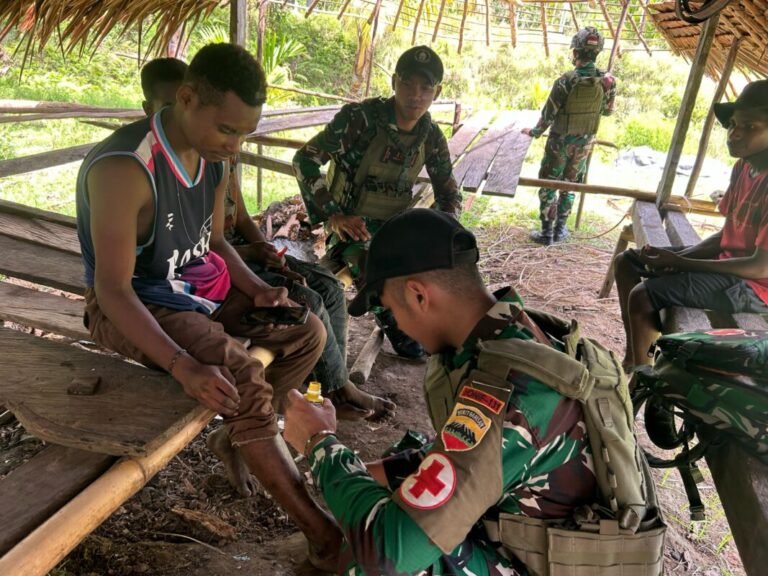 Ketulusan di Perbatasan: Brajasakti dan Sentuhan Kesehatan untuk Warga Keerom