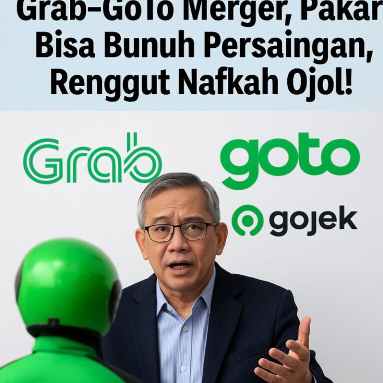 Grab-GoTo Merger, Pakar: Bisa Bunuh Persaingan, Renggut Nafkah Ojol!