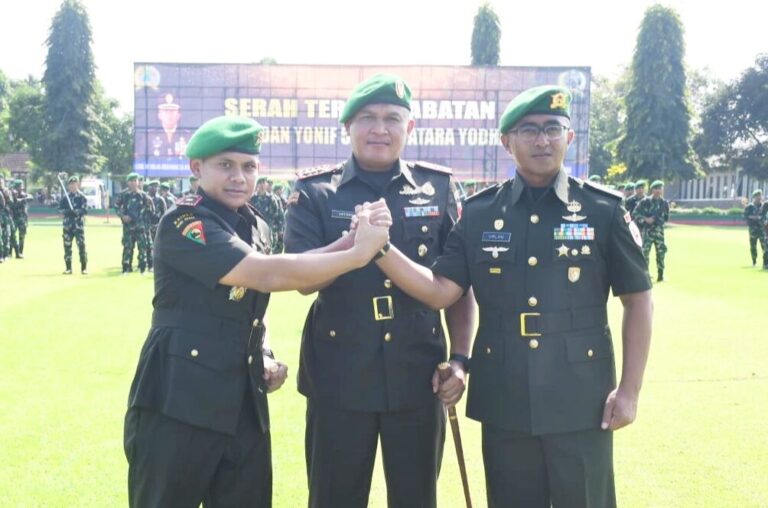 Mayor Amar Nahkodai Yonif 511/DY, Danrem: Lanjutkan Prestasi dan Dedikasi