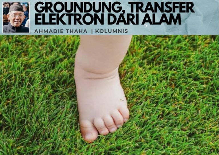 Grounding, Transfer Elektron dari Alam
