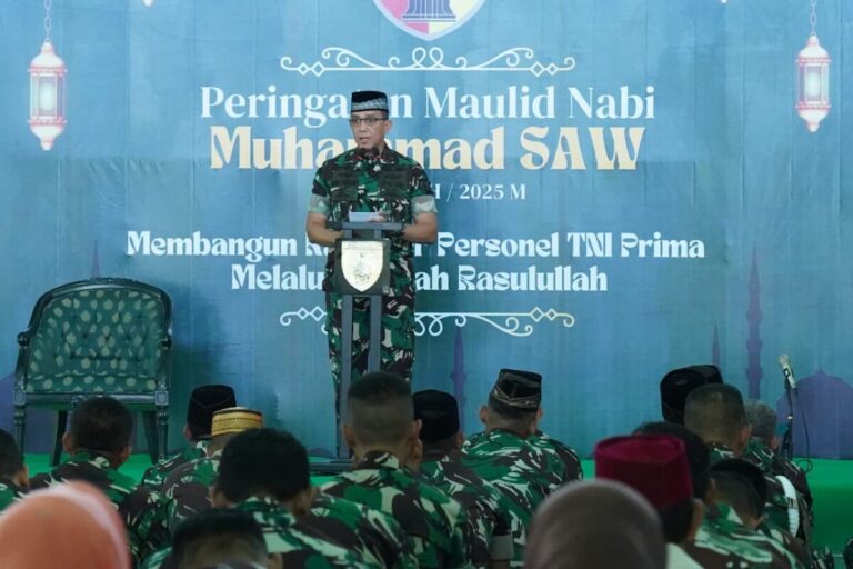 Khidmat Maulid Nabi di Makodam V/Brawijaya, Prajurit Diajak Meneladani Rasulullah
