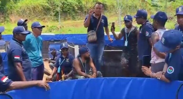 PYCH Papua Tengah Ikut Pelatihan Bioflok, Dorong Generasi Muda Papua Jadi Wirausahawan Tangguh