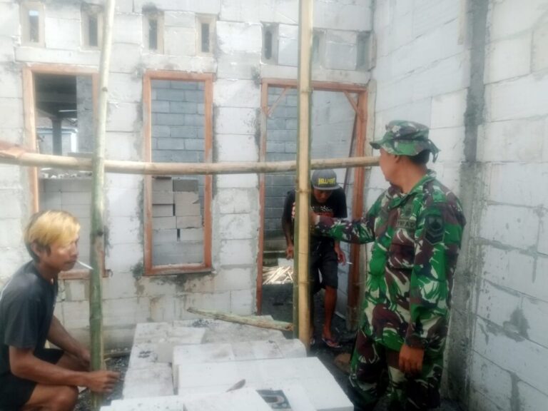 Kodim Boyolali dan Warga Gotong Royong Rehap Rumah Ibu Siti, Bukti Kemanunggalan TNI dan Rakyat