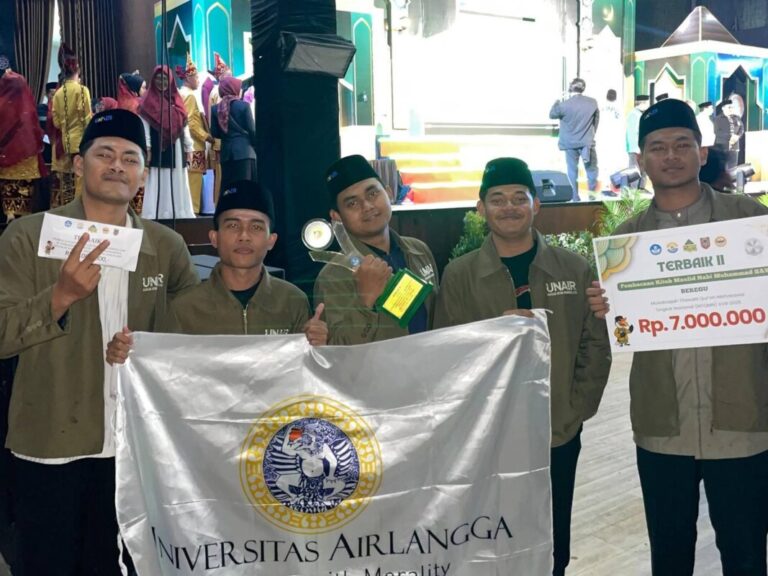 Kafilah UNAIR Harumkan Nama Kampus di MTQMN XVIII, Raih Tiga Penghargaan Nasional