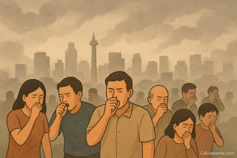 Hampir 2 Juta Warga Jakarta Kena ISPA, REKAN Indonesia: Udara Bersih Bukan Lagi Hak, Tapi Jadi Kemewahan!