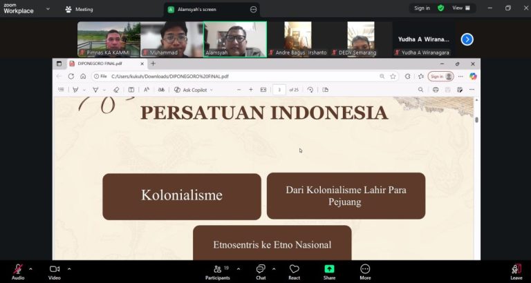 Refleksi Dua Abad Perang Jawa, Alumni KAMMI Ajak Generasi Z Jadi Pahlawan Zaman Now