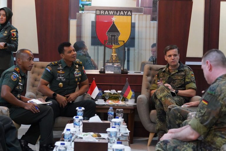 Kasdam V/Brawijaya Terima Delegasi Jerman, Bahas Penguatan Kerja Sama Militer Strategis 2025