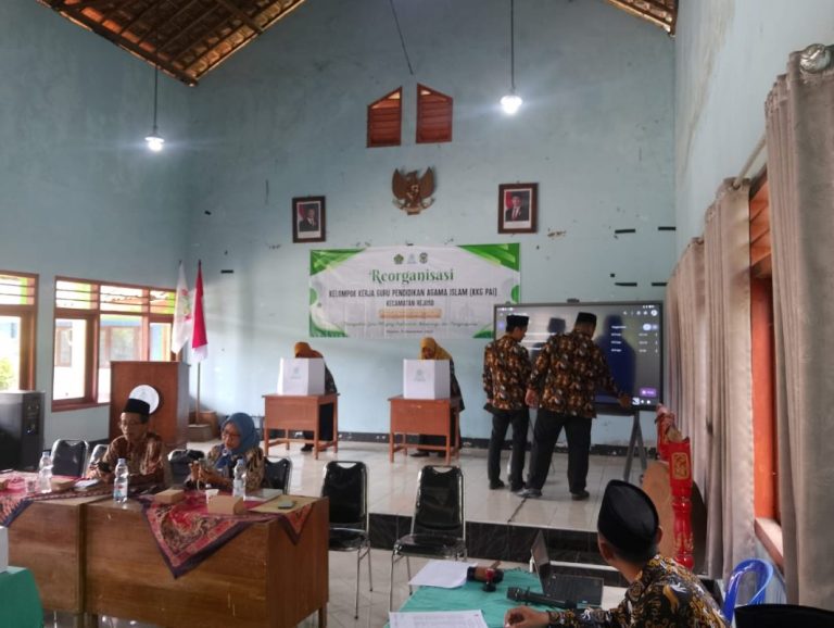 Coblosan ala Pemilu Warnai Pemilihan Ketua KKG PAI Rejoso