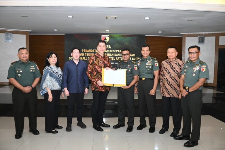 Kodam Brawijaya dan PT Andiraga Sepakati Serah Terima Aset Mall Sutos dan Hotel TS Suites