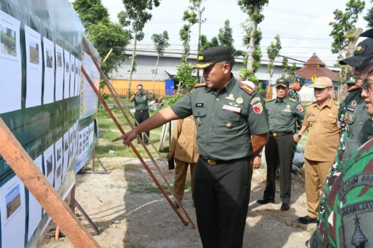 Danrem Untoro Sidak Empat Titik, Proyek Koperasi Merah Putih Dikebut Jelang Deadline