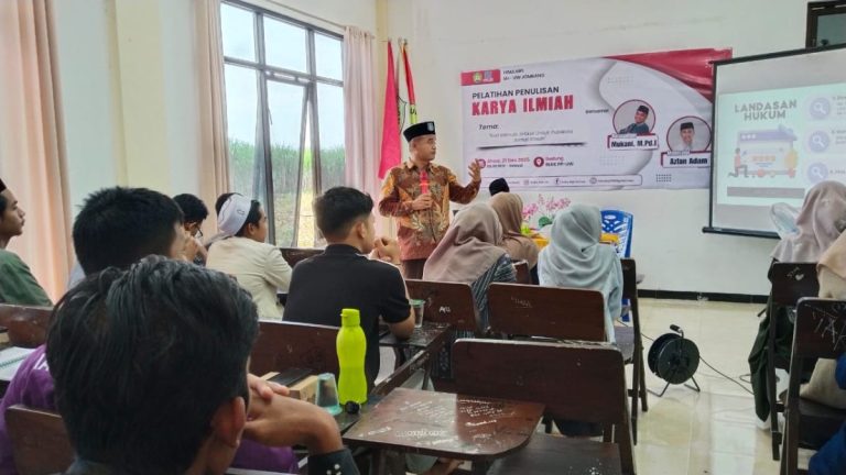 Dorong Literasi Akademik, Mahasiswa IAI Al-Urwatul Wutsqo Gelar Pelatihan Karya Ilmiah
