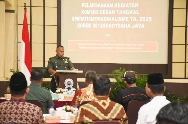 Tangkal Radikalisme, Danrem Untoro Tekankan Penguatan Ideologi di Era Banjir Informasi