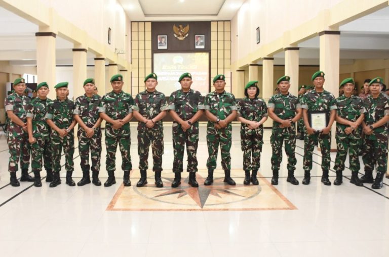 Lima Perwira Menengah Masuk Korem 081/DSJ, Danrem Ingatkan Tantangan Tugas Kian Kompleks