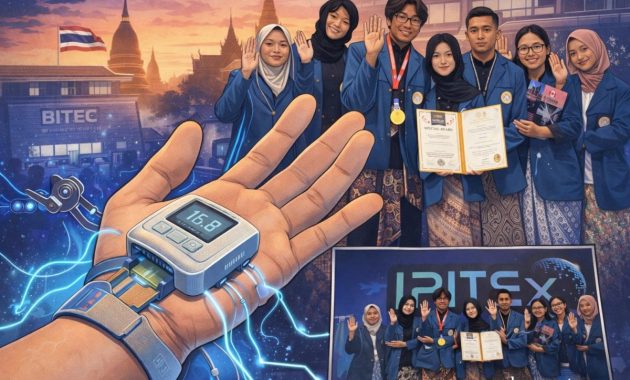 Inovasi Deteksi CTS Antar Mahasiswa UNAIR Raih Emas di Thailand