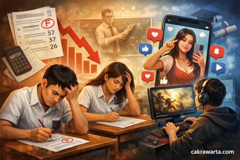 Nilai Tes Kemampuan Akademik SMA Turun, Guru Besar UNAIR Soroti Distraksi Digital dan Mutu Pembelajaran