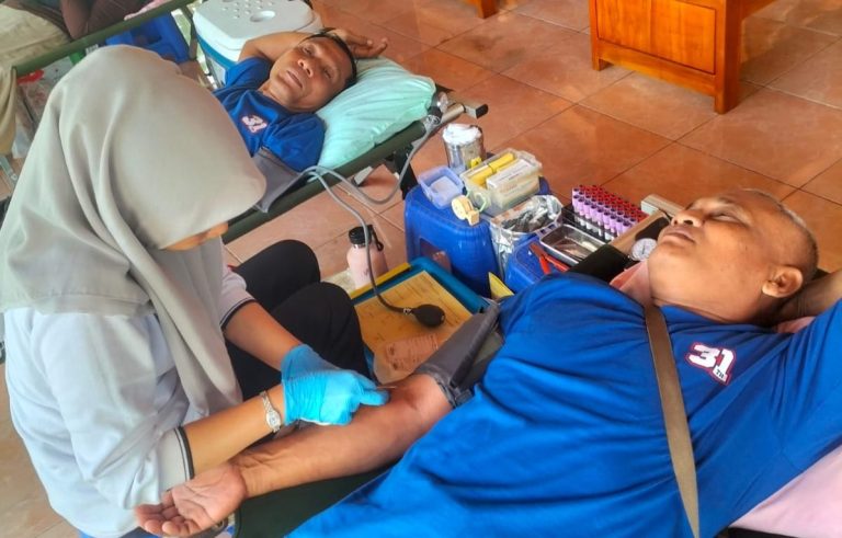 Donor Darah Bisma Madiun, Merawat Solidaritas TNI dan Warga Desa