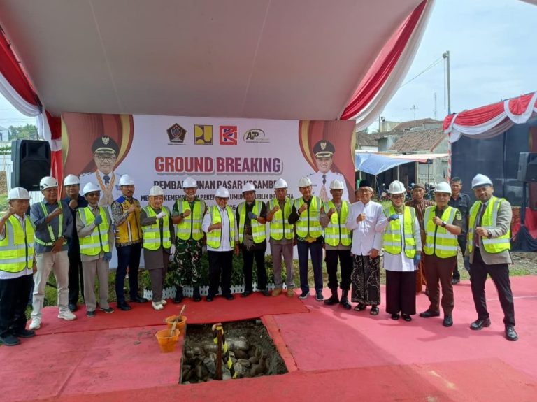 Pembangunan Pasar Kesamben Dimulai, Diharapkan Menggerakkan Ekonomi Rakyat Blitar