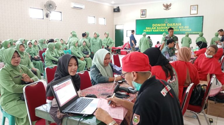 Persit Boyolali Peringati HUT ke-80 dengan Donor Darah, Himpun 250 Kantong