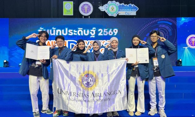 Mahasiswa UNAIR Raih Perak IPITEx Bangkok lewat Aplikasi Deteksi Dini Kanker Mulut