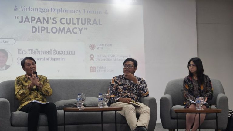 Dari Chip Taiwan Hingga Soft Power Jepang, UNAIR Jadi Arena Diplomasi Dunia