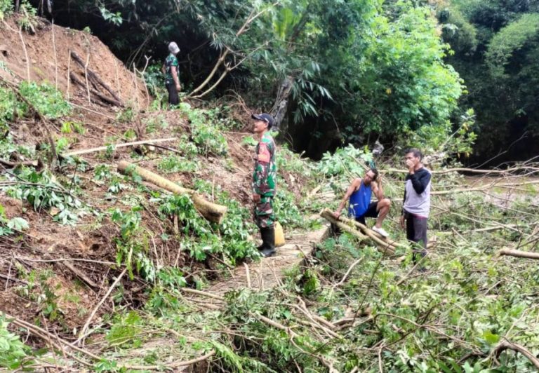 Curah Hujan Tinggi Gerus Talud Sungai di Trenggalek, Warga Diminta Siaga