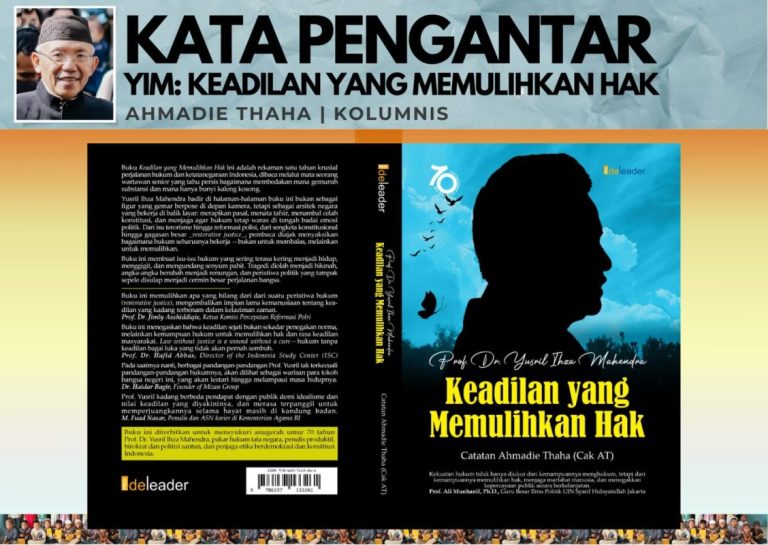 Kata Pengantar Buku, YIM: Keadilan yang Memulihkan Hak