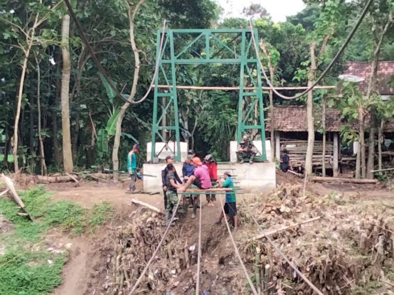 Jembatan Perintis Garuda Sambungkan Jalen-Dadapan Setelah Puluhan Tahun Terpisah