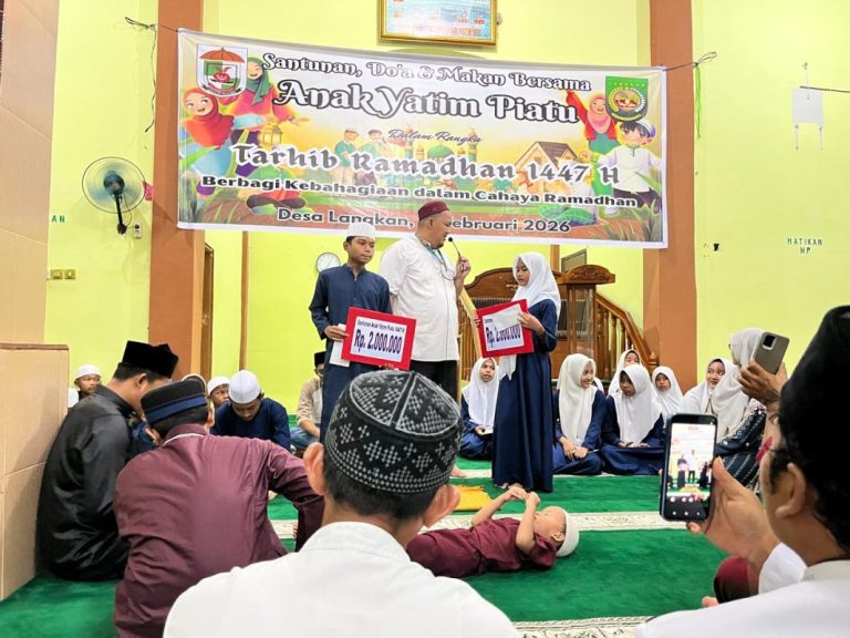 Santunan Rp2 Juta per Anak, Tradisi Berbagi Desa Langkan Jelang Ramadhan