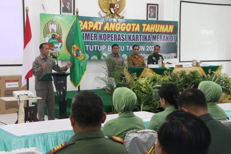 Koperasi Prajurit Tulungagung Tumbuh Sehat, Dandim: Ini Pilar Kesejahteraan Anggota