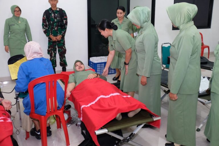 Tak Sekadar Seremoni, HUT ke-80 Persit Dirayakan dengan Aksi Kemanusiaan