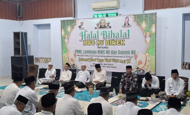 Halalbihalal Pengurus NU di Diwek, Perkuat Soliditas dan Khidmah untuk Umat