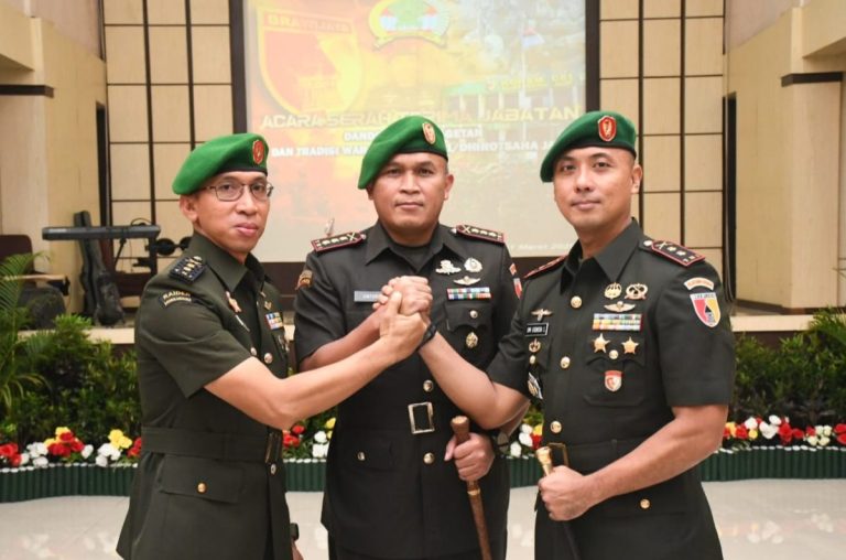 Danrem 081/DSJ Tekankan Kepemimpinan Humanis saat Sertijab Dandim Magetan