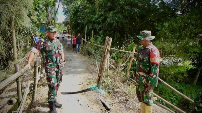Akses Warga Jadi Prioritas, Danrem 081 Tinjau Rencana Jembatan di Tiga Desa Blitar