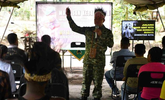Danrem 083/Baladhika Jaya Ajak Mahasiswa Papua Bangun Disiplin dan Karakter