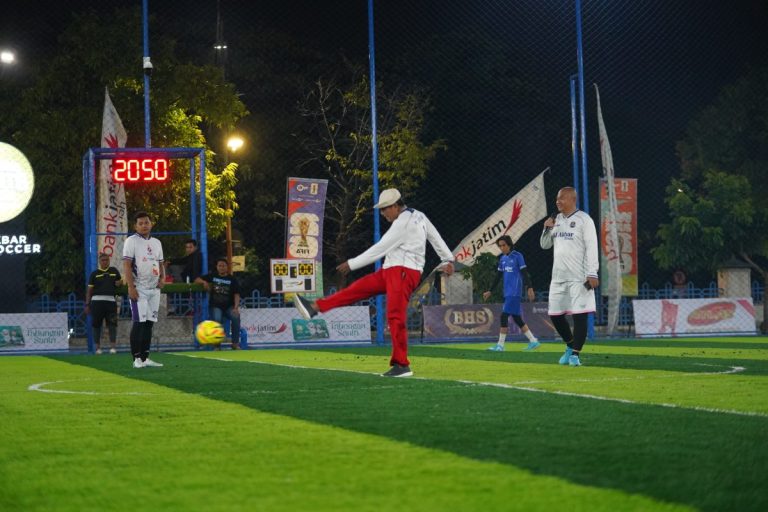 448 Marbot se-Jatim Bertanding di Liga Ramadhan Masjid Al-Akbar, Sepak Bola Jadi Ajang Silaturahmi