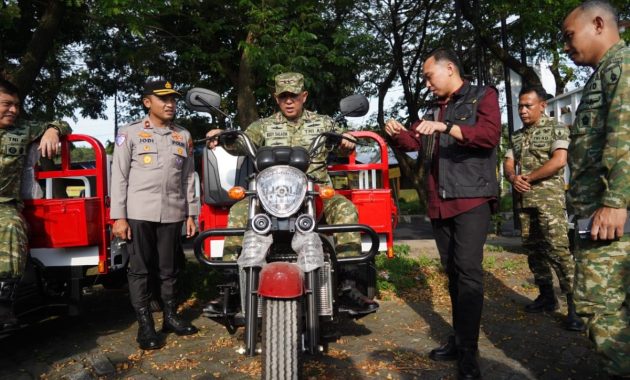 Pangdam Brawijaya Tinjau Kesiapan Peresmian Koperasi Merah Putih di Lamongan