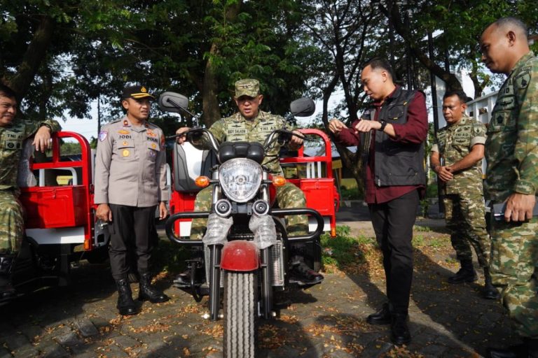 Pangdam Brawijaya Tinjau Kesiapan Peresmian Koperasi Merah Putih di Lamongan