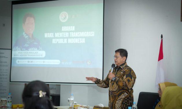 Wamen Viva Yoga: Balai Transmigrasi Harus Jadi Motor Pembangunan Daerah