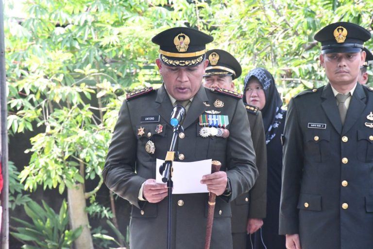 Danrem Untoro Pimpin Pemakaman Letda Damas, Kenang Dedikasi Prajurit yang Tak Pernah Surut