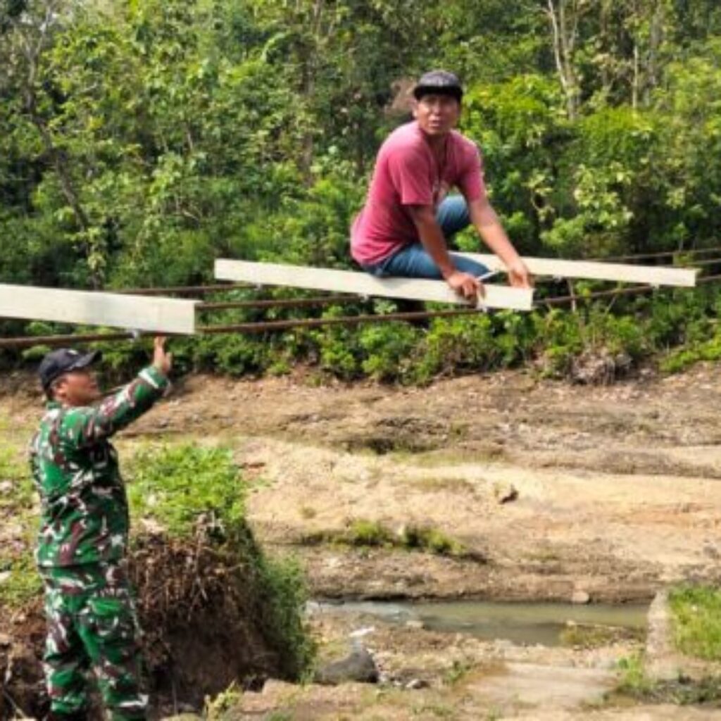 Jembatan “Merah Putih” di Lereng Boyolali, Ikhtiar Warga dan TNI Mengakhiri Akses Terjal