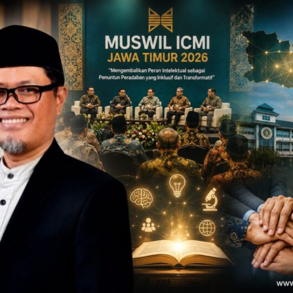 Muswil ICMI Jatim 2026, Pitono Nugroho Resmi Nakhodai Gerakan Intelektual yang Membumi
