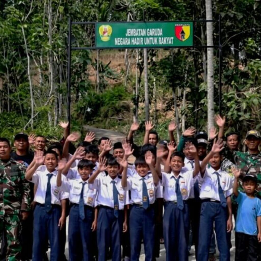 Jembatan Garuda Jadi Kado Kemerdekaan bagi Warga Tempuran
