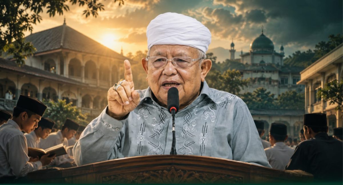 Singa Podium Pemadu Mazhab Gontor-Sidogiri